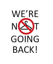 We're Not Going Back!