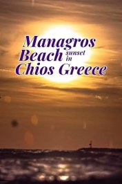 Managros Beach Sunset in Chios Greece