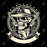Guns Guitars and a Badge..