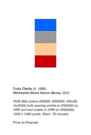 Minimalist Shark Horror Movie