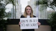 Meet Elisabeth Moss on The Handmaid's Tale Set